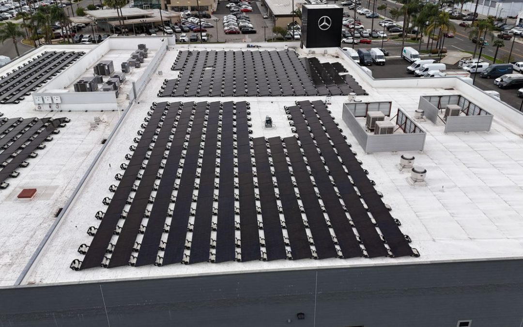 San Diego Auto Dealer Solar Panel Installation – Walter’s Mercedes-Benz Sprinter of Riverside Project